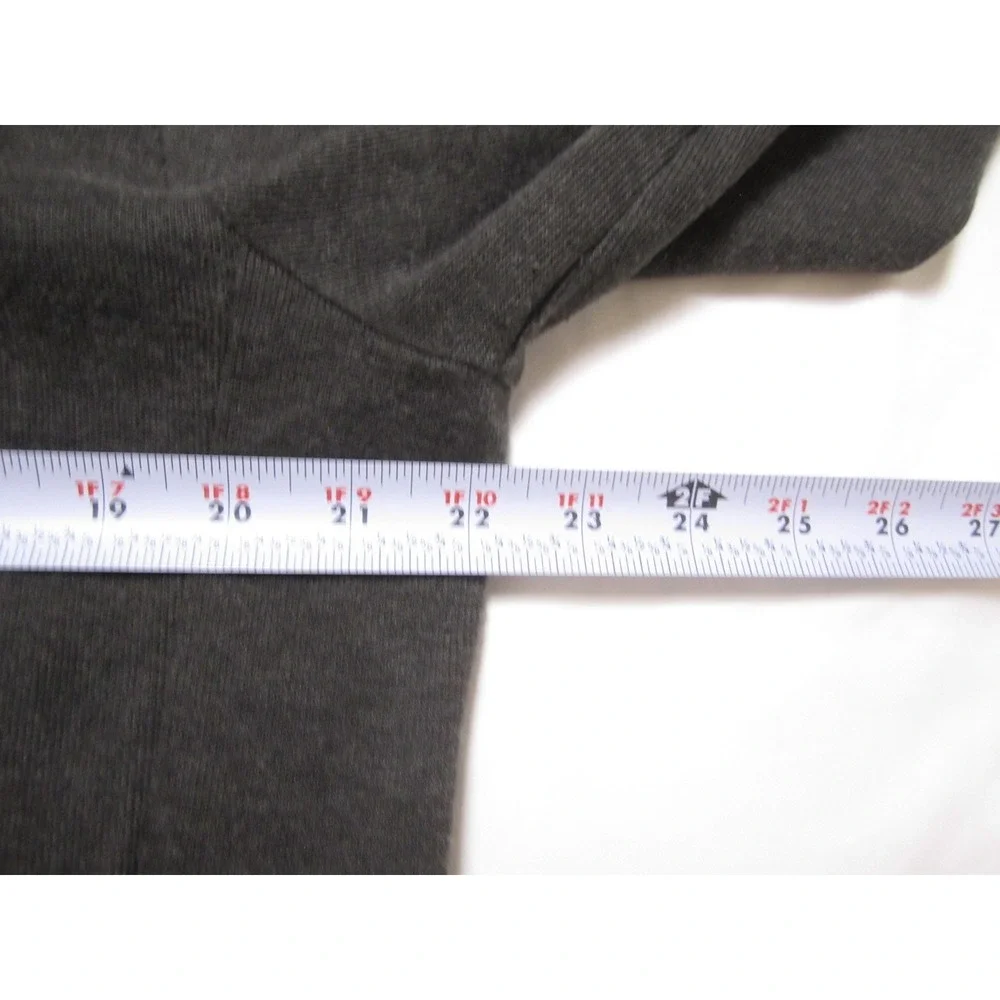 Polo Ralph Lauren Estate Rib Men Sz L Grey Hybrid Full Zip Hoodie Jacket (MJ120)